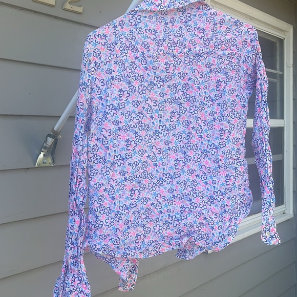Lilly Pulitzer Womens Ditsy print button down size small - Picture 5 of 5